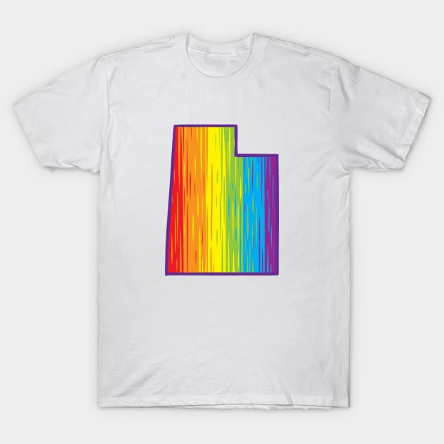 Utah Pride T-Shirt by Manfish Inc.